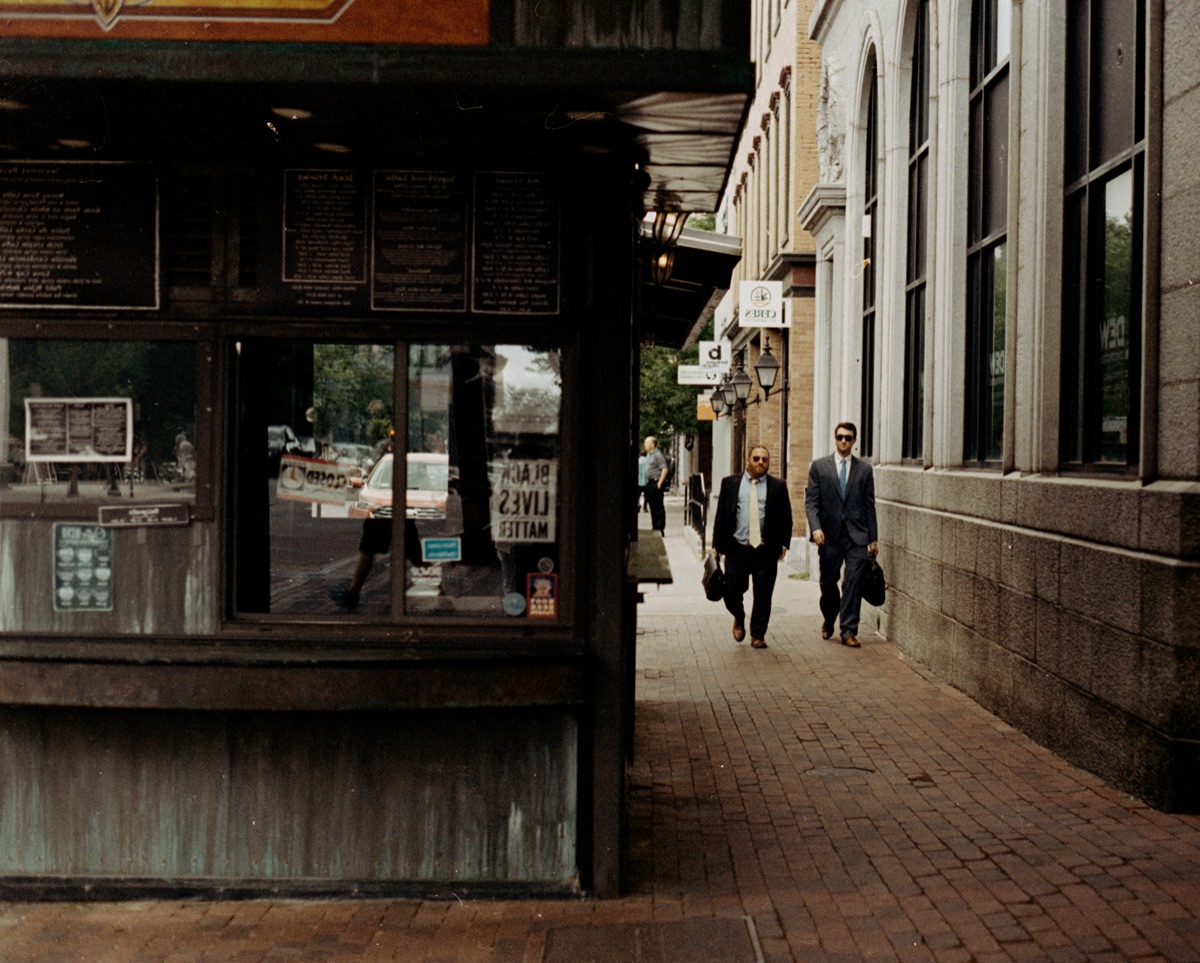 Film frame showing fine grain and highlight roll-off after conversion